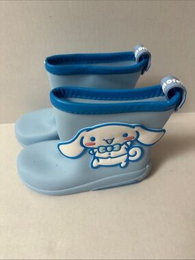 Mini Melissa Light Blue Cinnamoroll Kids Rain Boots